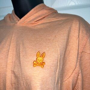 Psycho Bunny Men’s Timms Hoodie – Sky Orange Pullover